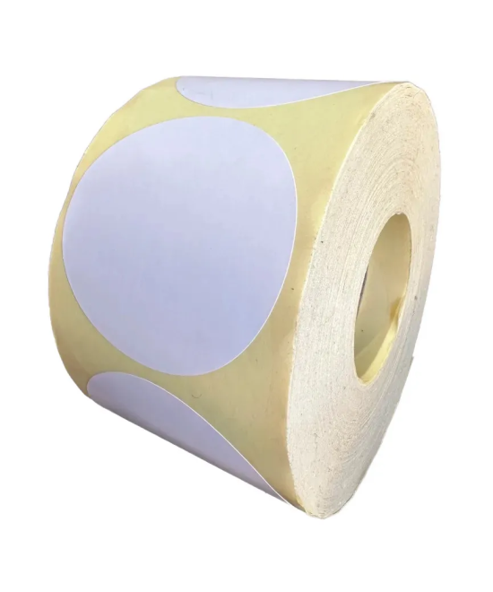 Semi-Gloss, Hotmelt, 60 mm x 60mm, 1up, c40, 1000 per roll-White