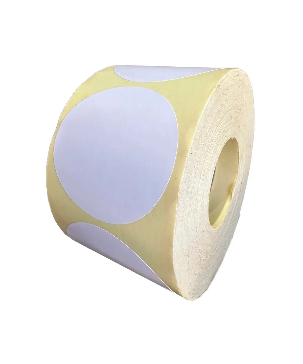 Semi-Gloss, Hotmelt, 60 mm x 60mm, 1up, c40, 1000 per roll-White
