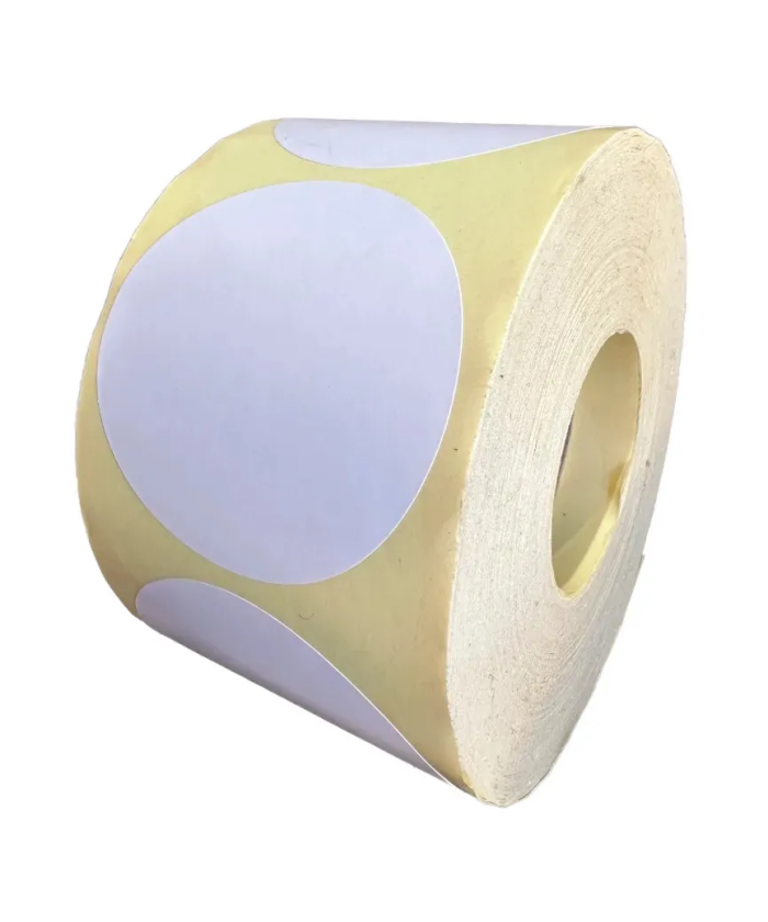 Semi-Gloss, Hotmelt, 60 mm x 60mm, 1up, c40, 1000 per roll-White