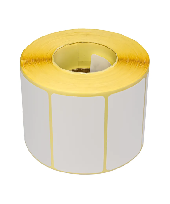 Semi-Gloss HM, 70mm x 40mm, 1UP, C40, 1000 labels per roll Blank