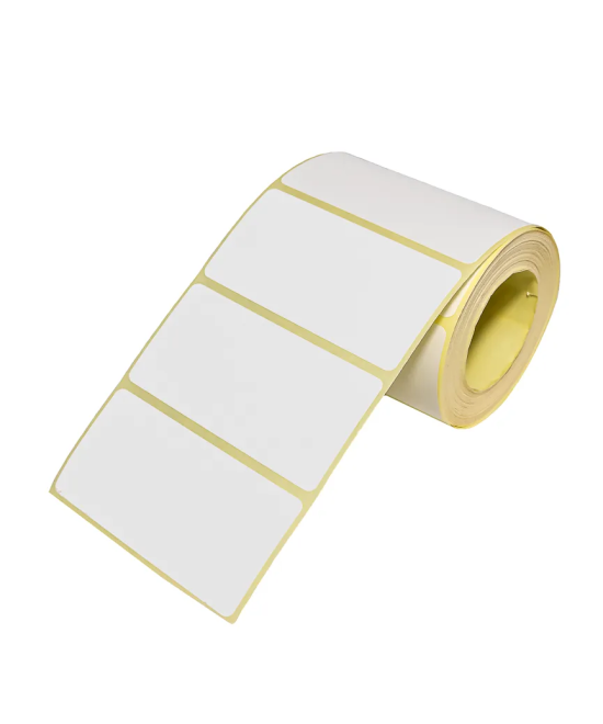 Semi Gloss Hm, 80mm x 40mm, c40, 1up, 500 per roll -Blank