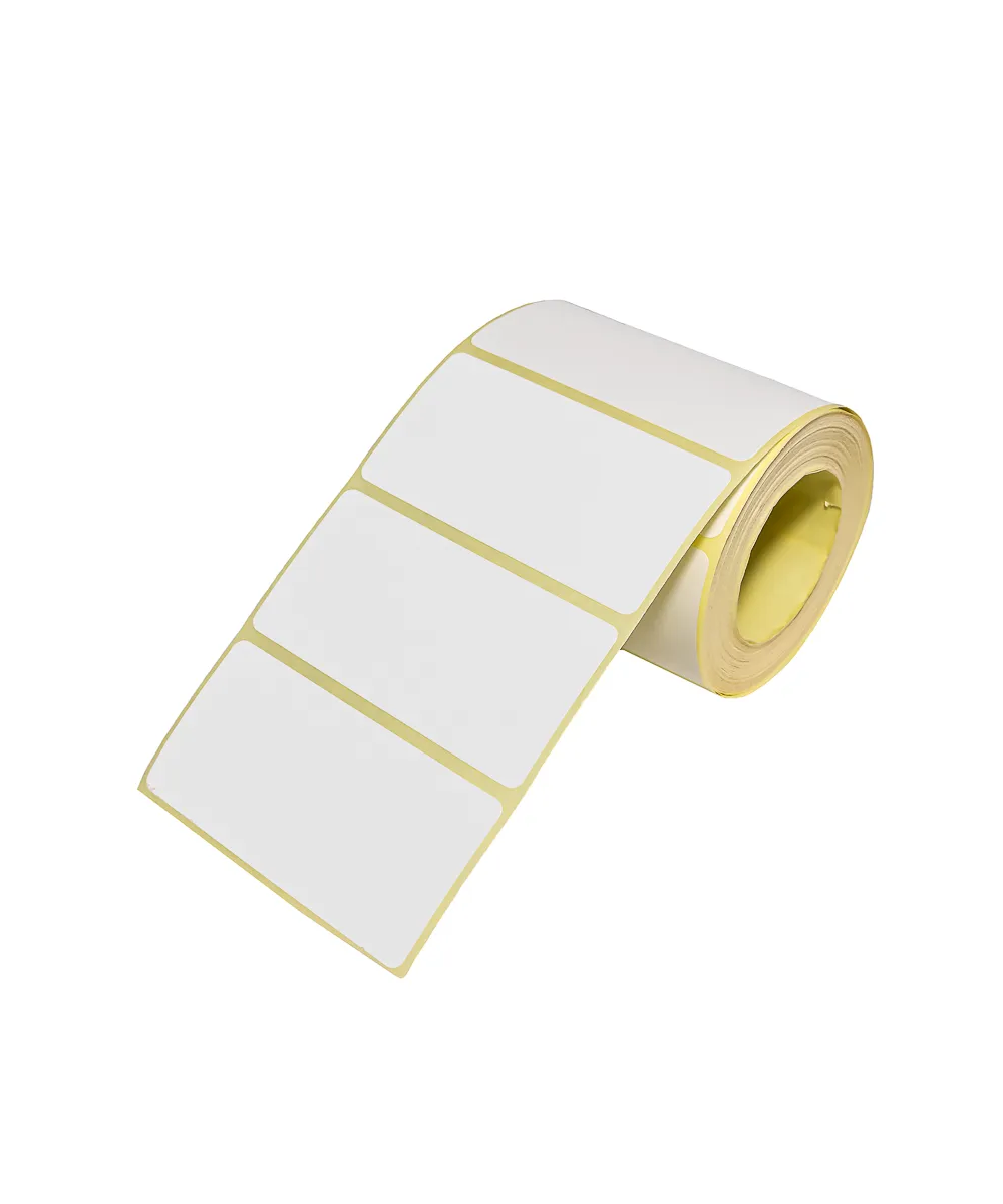 Semi Gloss Hm, 80mm x 40mm, c40, 1up, 500 per roll -Blank