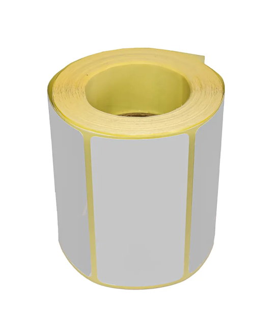 Semi Gloss Hm, 80mm x 40mm, c40, 1up, 500 per roll -Blank