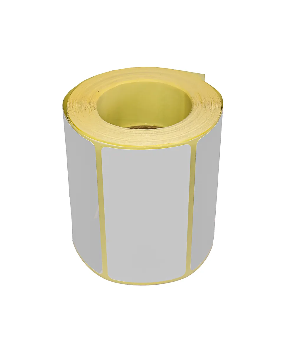 Semi Gloss Hm, 80mm x 40mm, c40, 1up, 500 per roll -Blank